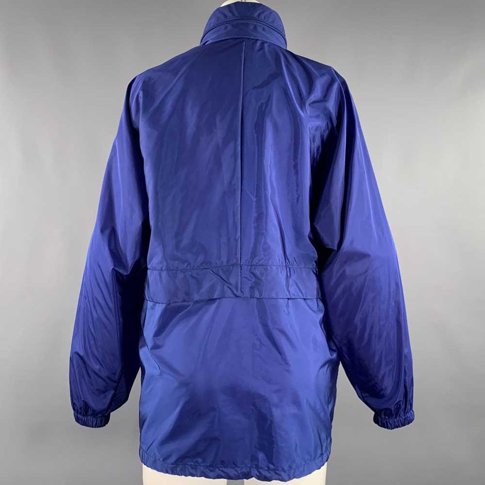 Prada Blue Polyamide Logo Windbreaker Jacket - image 4