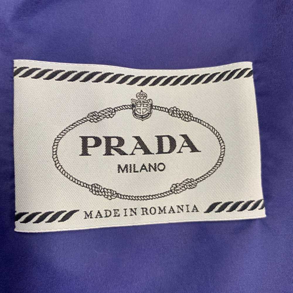 Prada Blue Polyamide Logo Windbreaker Jacket - image 6