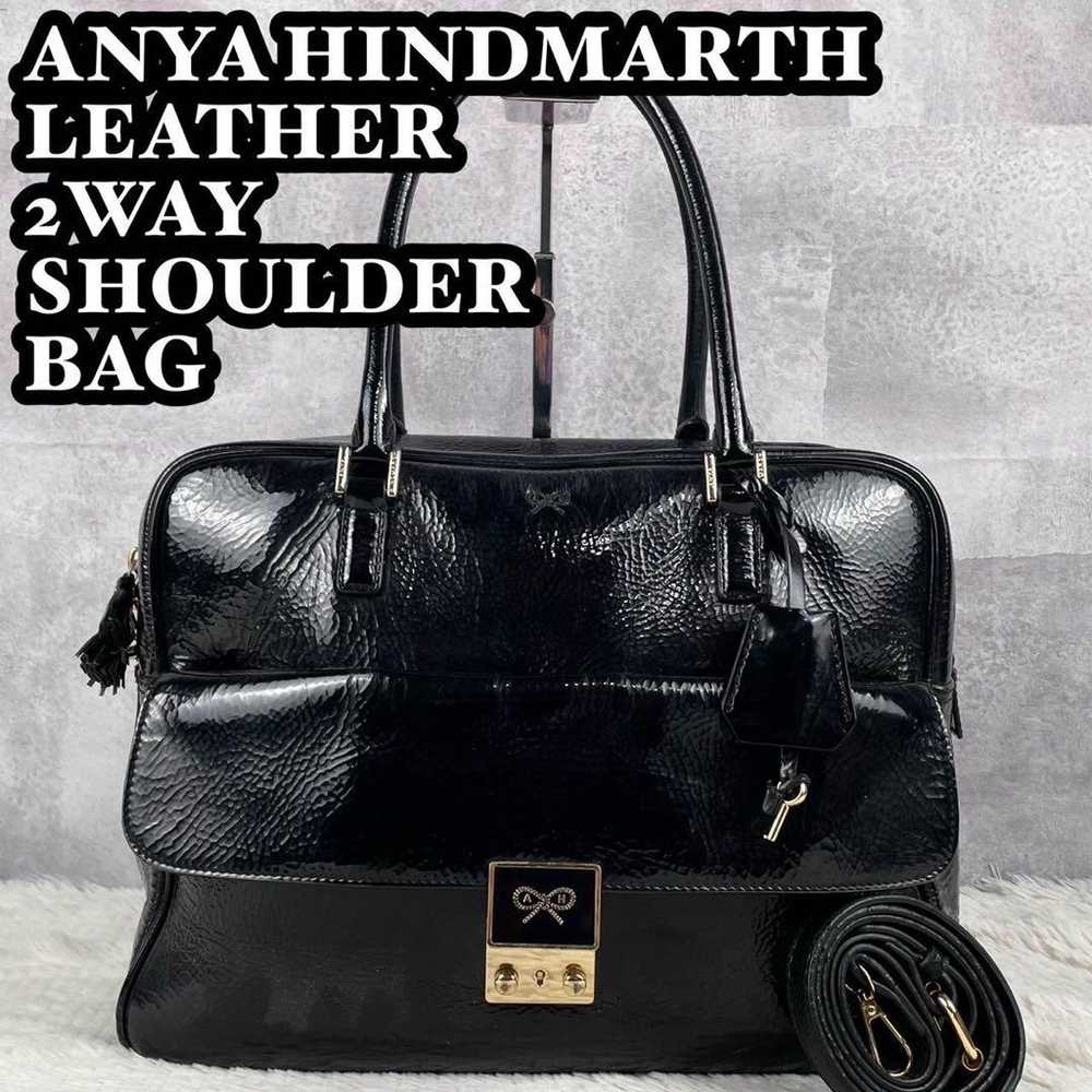 A4 size ANYA HINDMARCH leather carker 2WAY should… - image 1