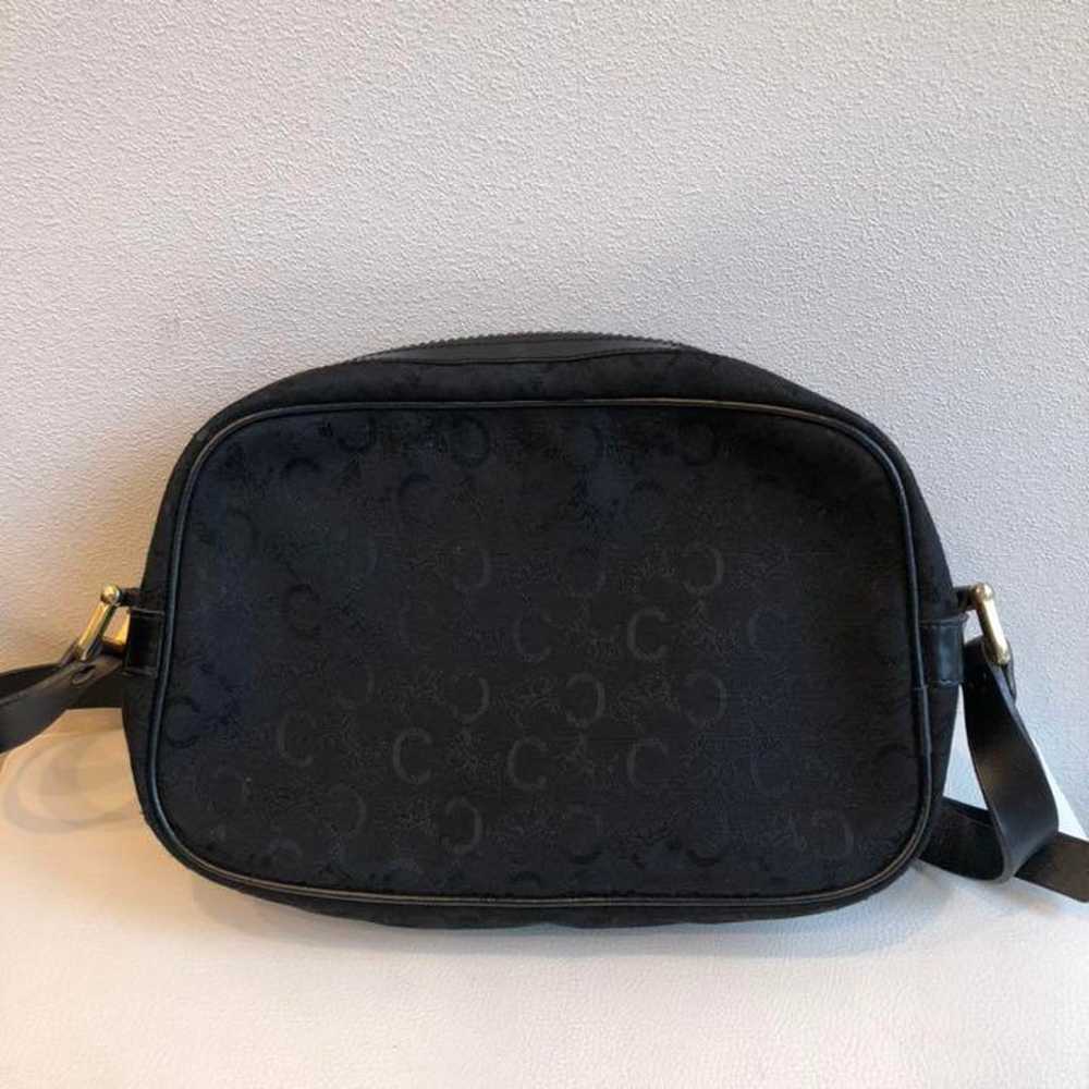 Old Celine Shoulder Bag Macadam Black 19H2209 - image 2