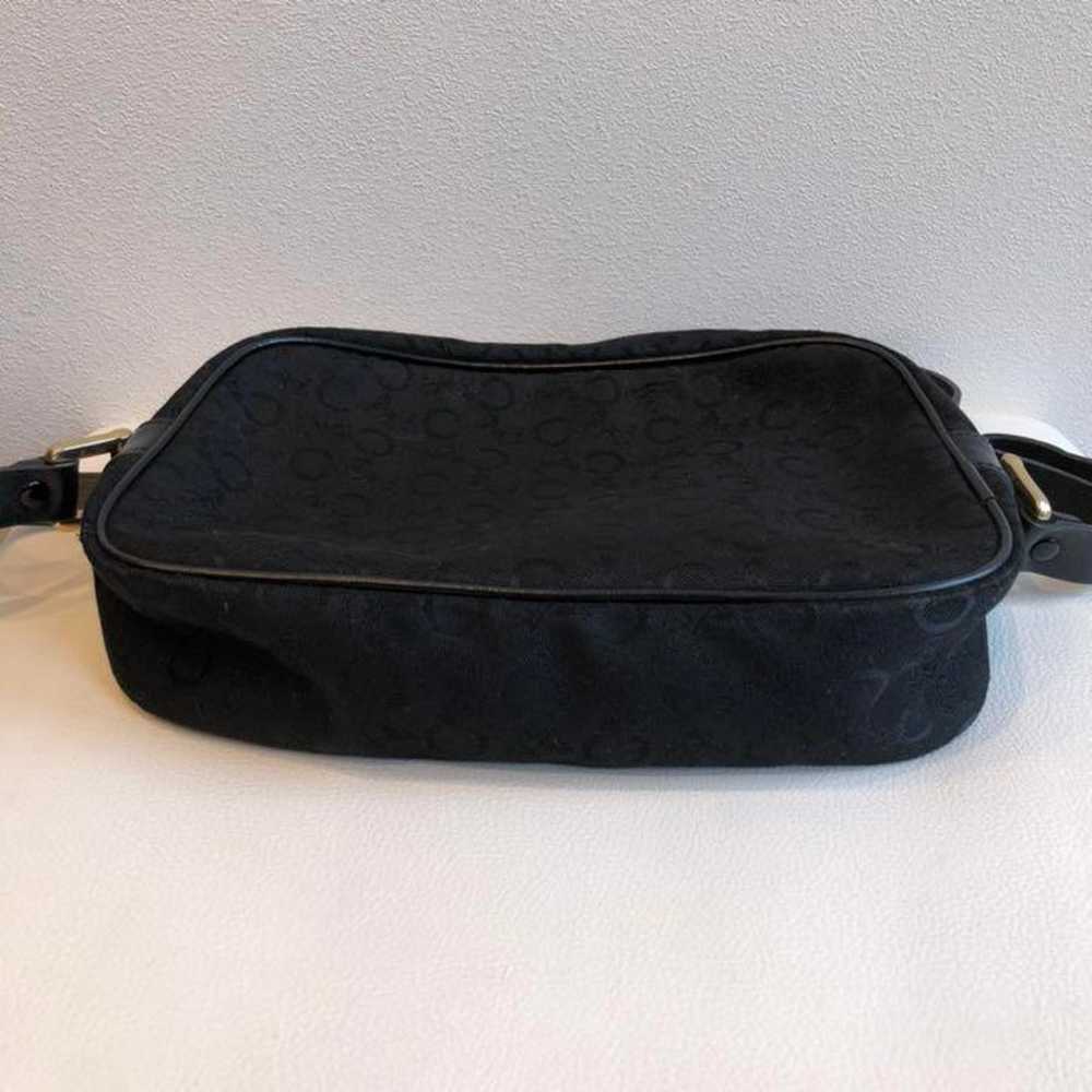 Old Celine Shoulder Bag Macadam Black 19H2209 - image 3