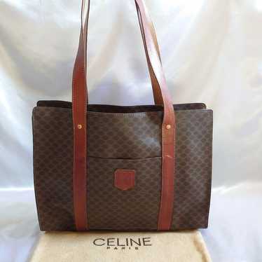 CELINE Macadam Pattern Tote Bag - image 1