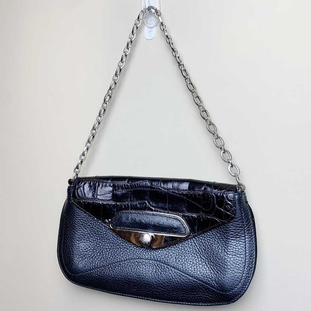 Furla vtg genuine leather shoulder bag - image 3