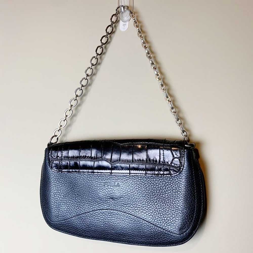 Furla vtg genuine leather shoulder bag - image 4