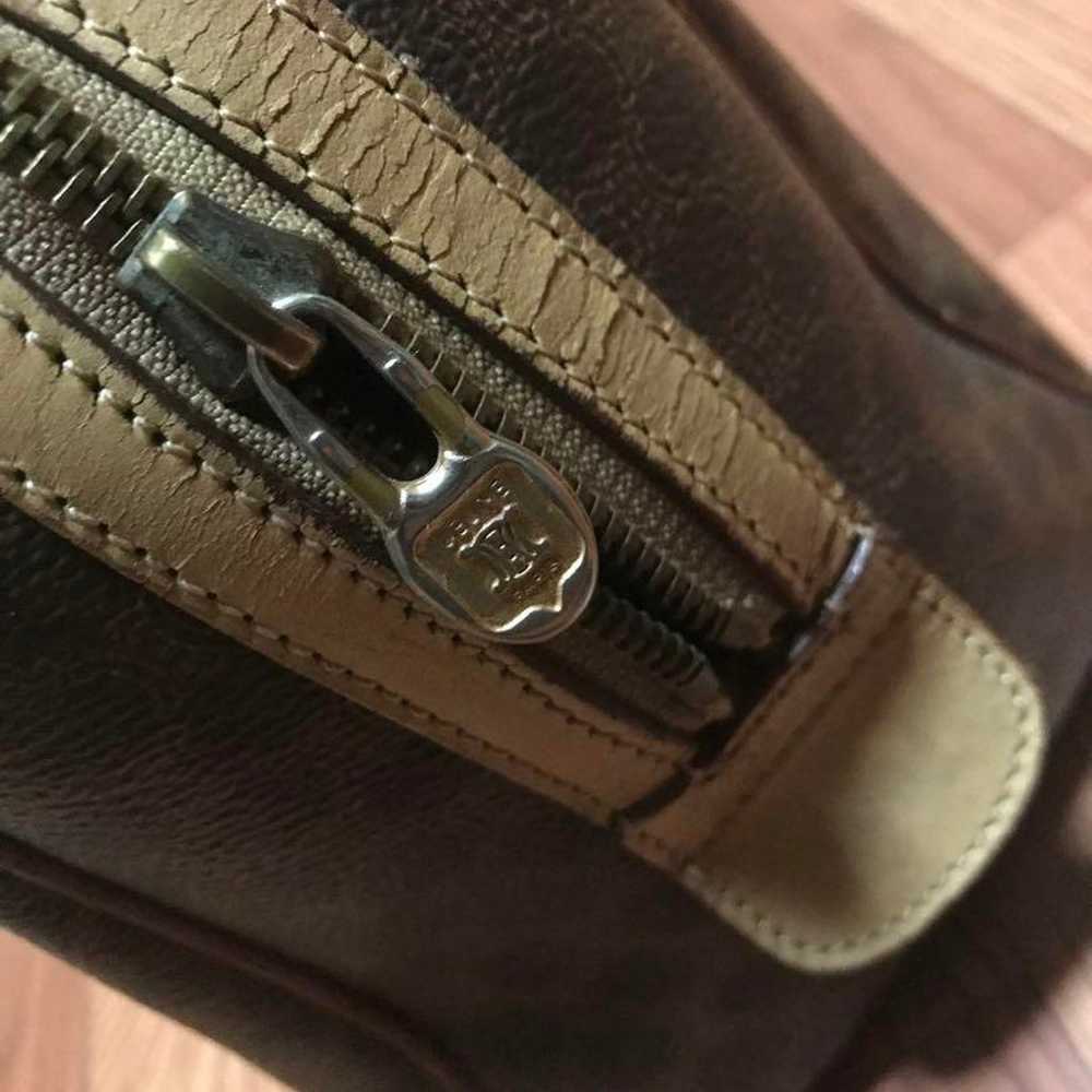 CELINE Old Celine Hand Mini Boston Bag Macadam Pa… - image 5