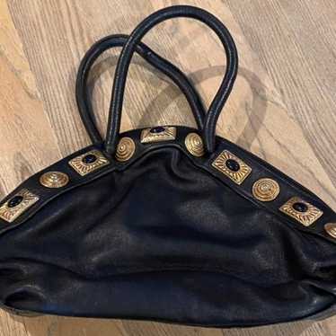 Beautiful Vintage Purse Real Leather Braccialini