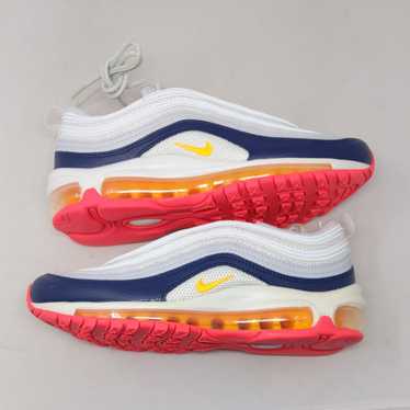 Nike Wmns Air Max 97 Platinum Navy Orange - image 1