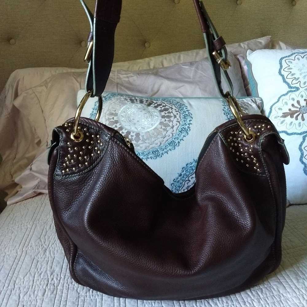 Vintage Or by orYANY Leather Hobo Shoulder Handba… - image 1