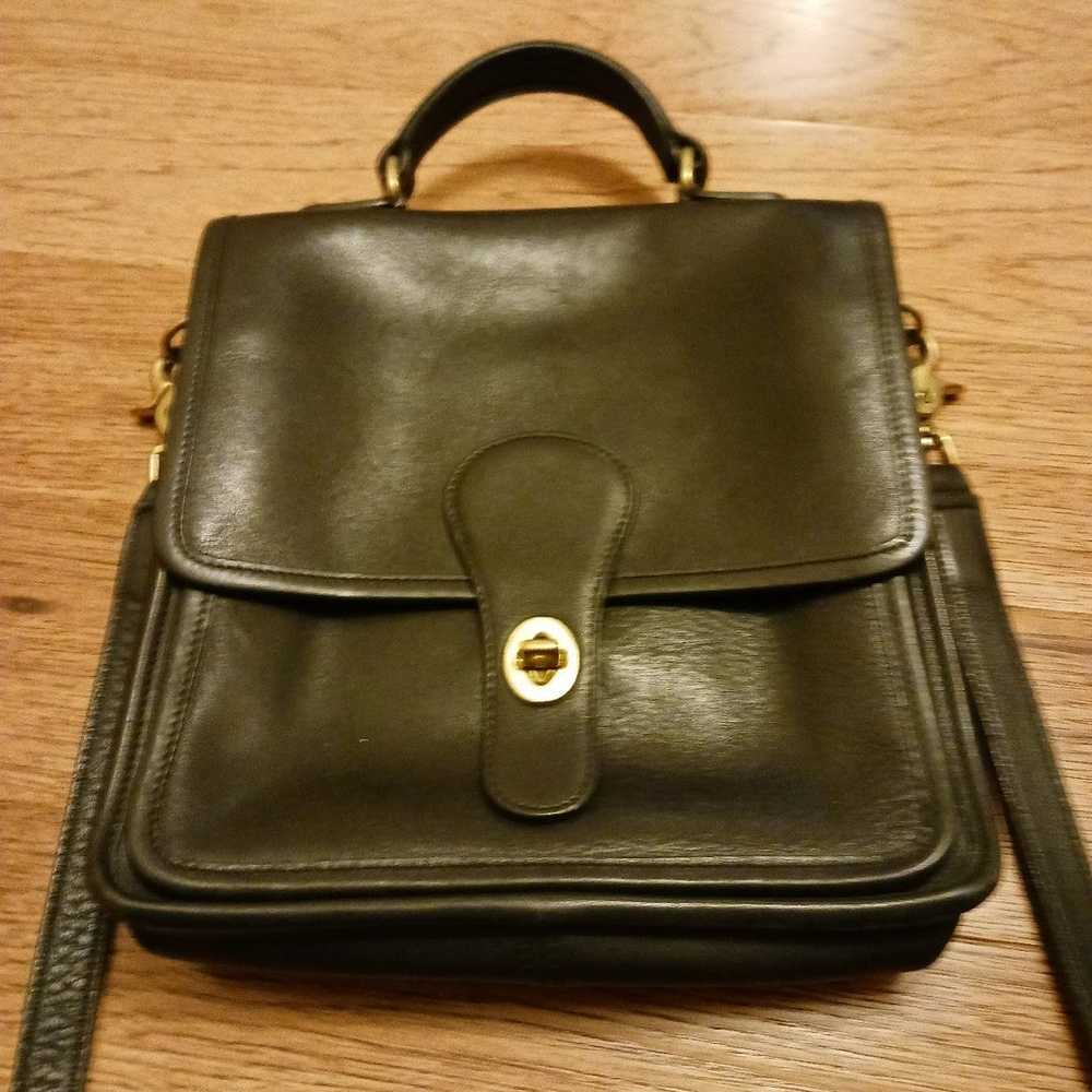 Vintage Coach Leather Station Bag - image 2