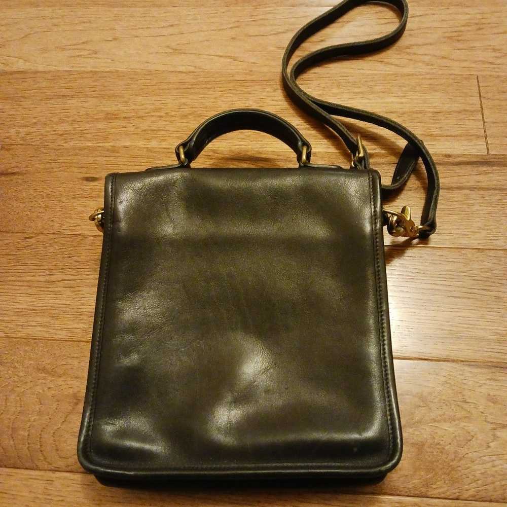 Vintage Coach Leather Station Bag - image 7