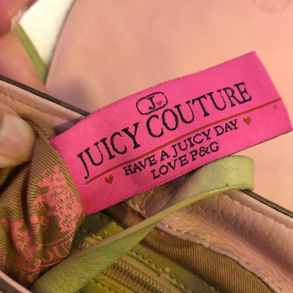 Juicy couture pink leather bag with heart rhinest… - image 10