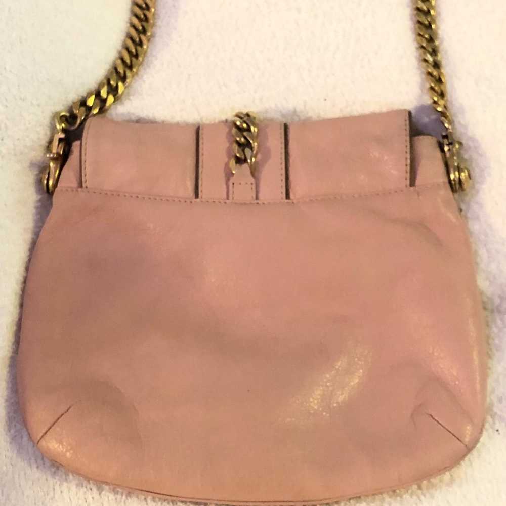 Juicy couture pink leather bag with heart rhinest… - image 6