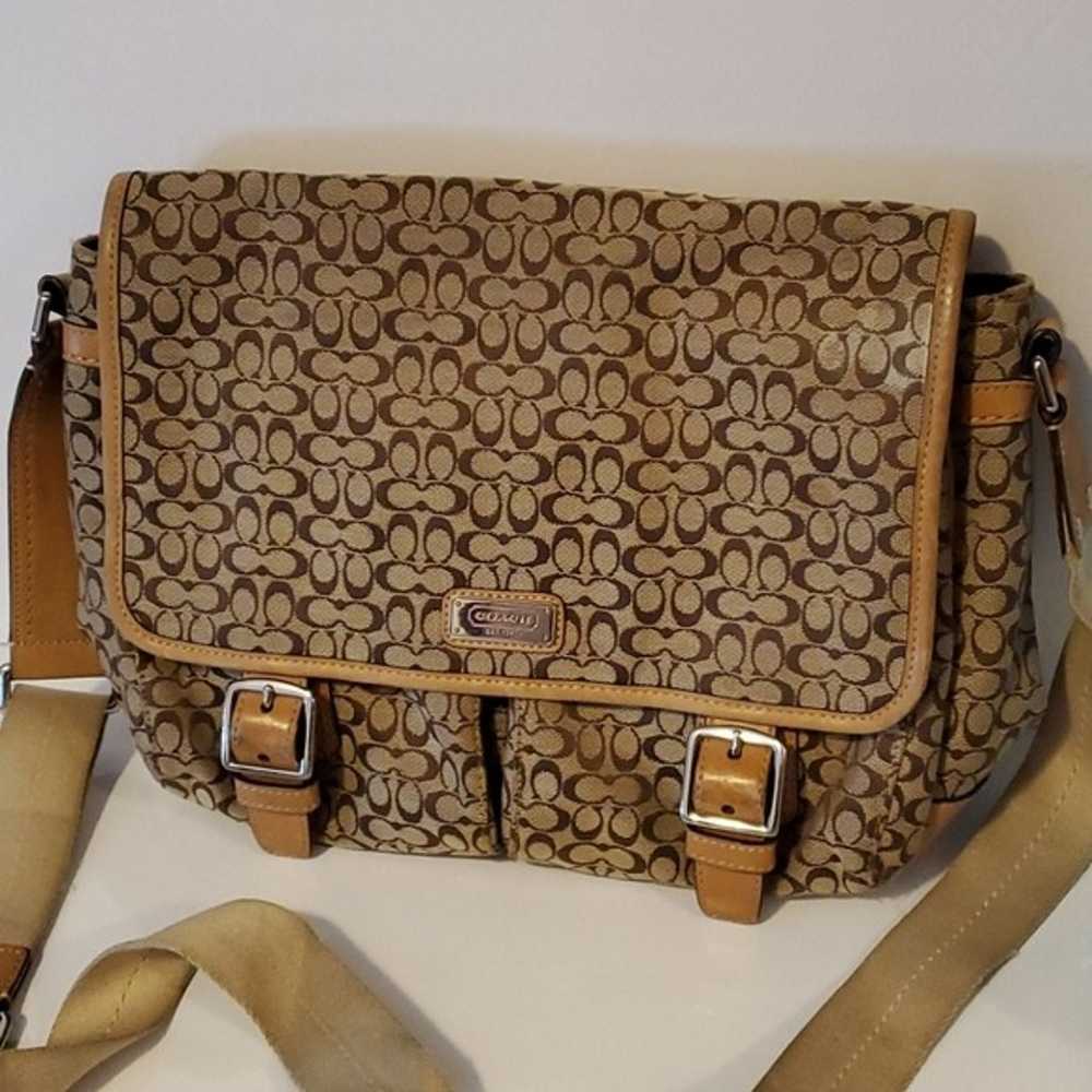 COACH (vintage) Signature Messenger Bag - image 2