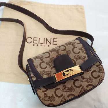 CELINE Carriage Pattern C Logo Shoulder Bag - image 1