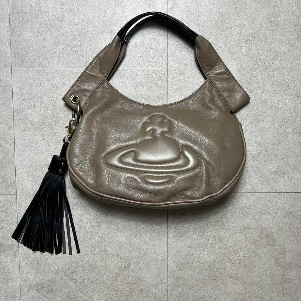 Vivienne Westwood Orb Leather Bag Tassel - image 1