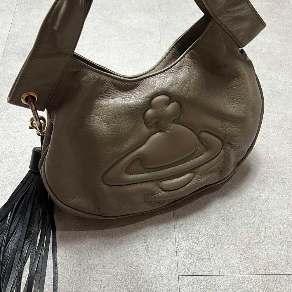 Vivienne Westwood Orb Leather Bag Tassel - image 3