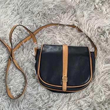 CELINE Vintage Leather Shoulder Bag Handbag. - image 1