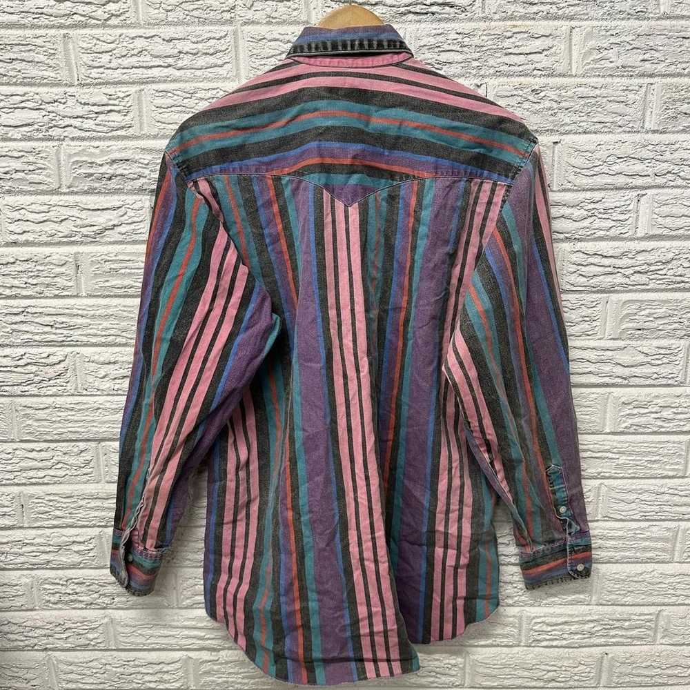 Wrangler Vintage Wrangler Brushpopper Button Down… - image 3