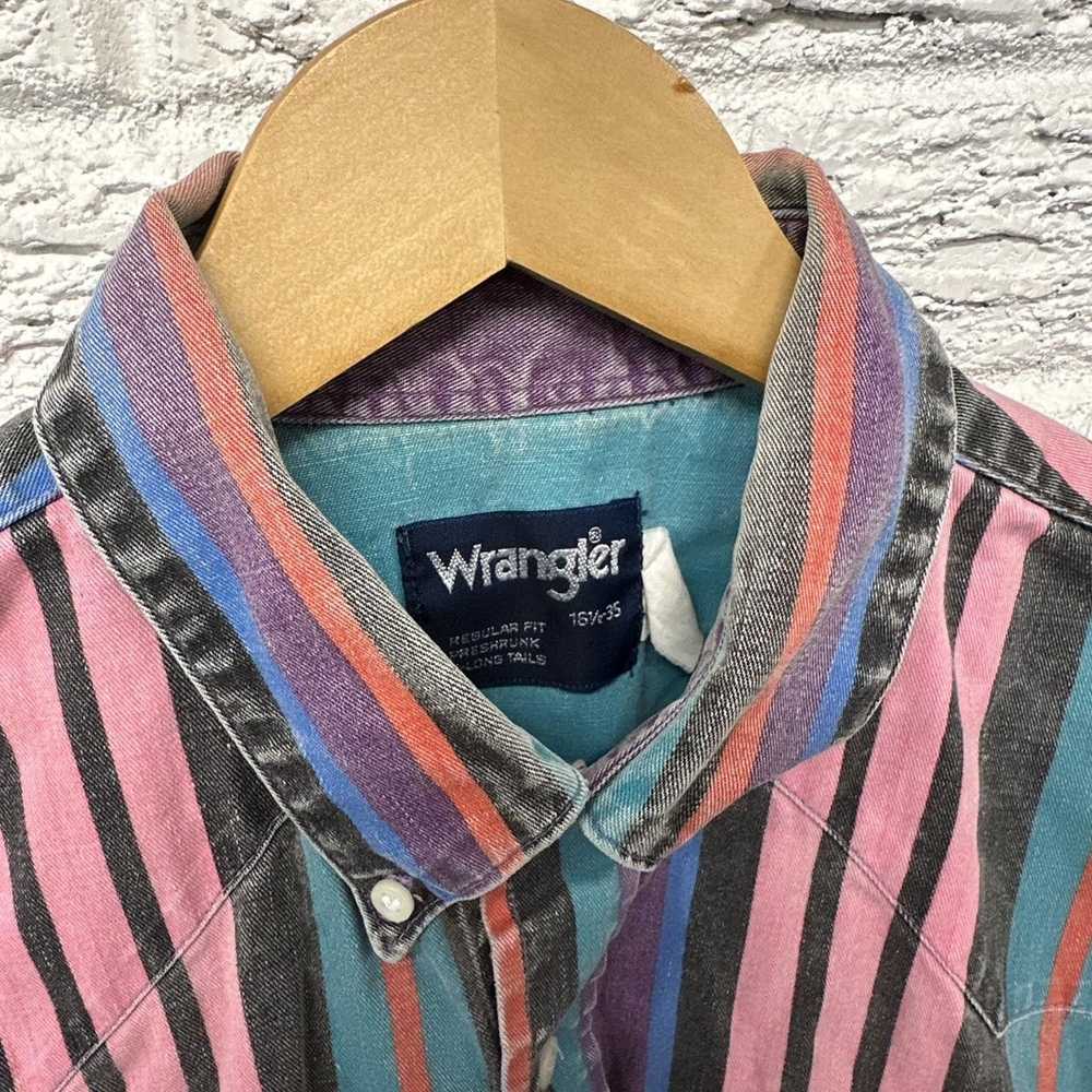 Wrangler Vintage Wrangler Brushpopper Button Down… - image 4