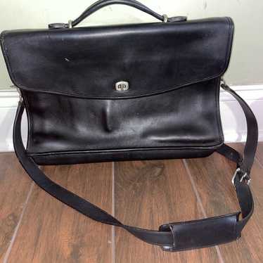 Vintage COACH Legacy Lexington Black Smooth Leath… - image 1