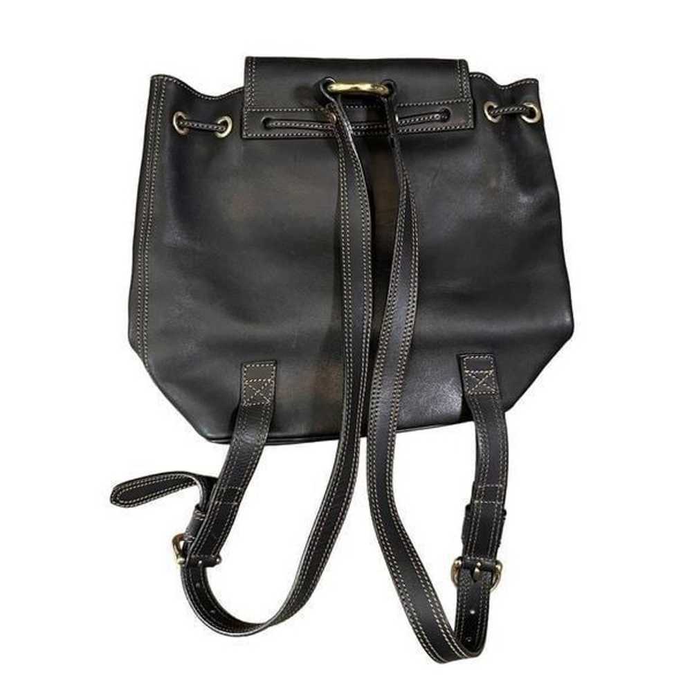 Mark Cross Leather Backpack with Cinch and Magnet… - image 5