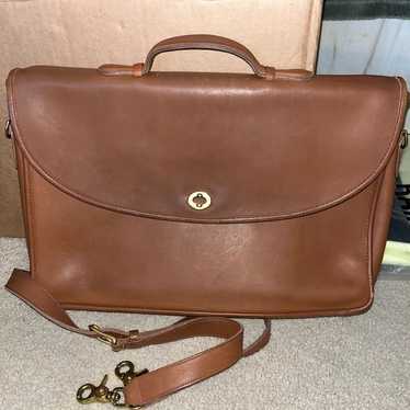 Vintage Coach leather briefcase - image 1