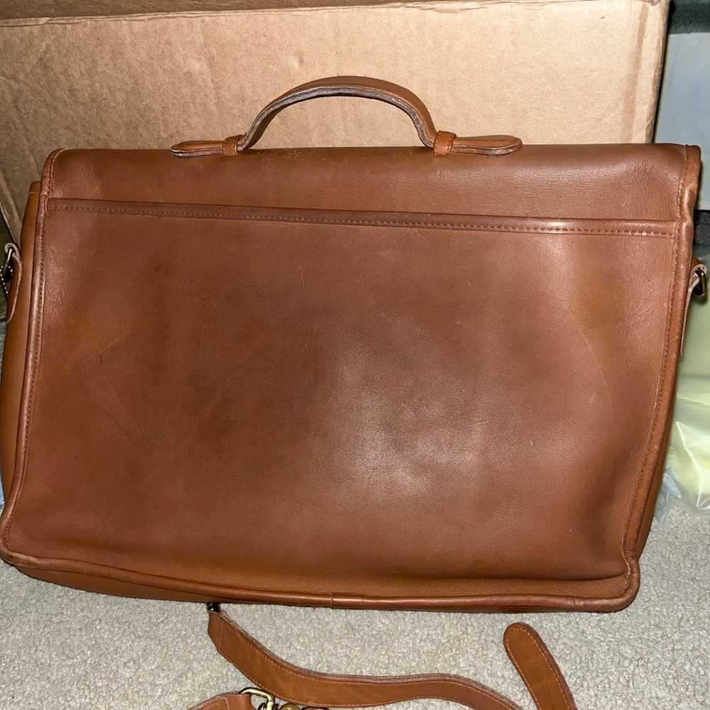 Vintage Coach leather briefcase - image 3