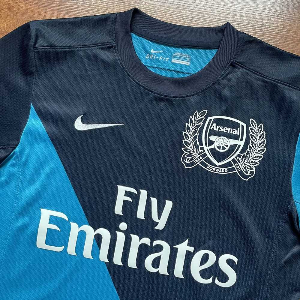 Nike × Soccer Jersey × Vintage ARSENAL NIKE 2011/… - image 4