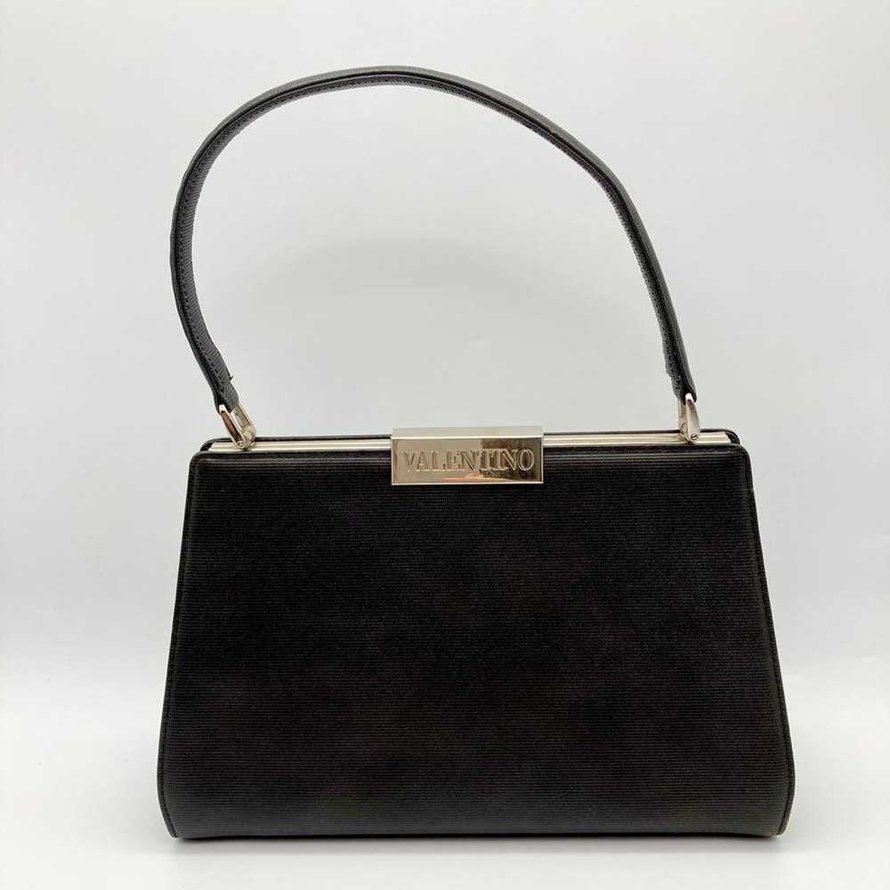 Valentino handbag clutch party bag formal black. - image 3