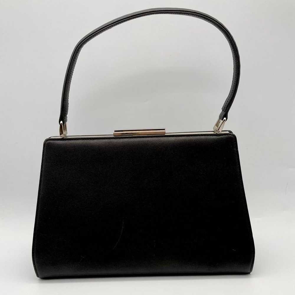 Valentino handbag clutch party bag formal black. - image 6