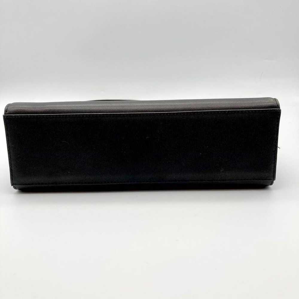 Valentino handbag clutch party bag formal black. - image 7