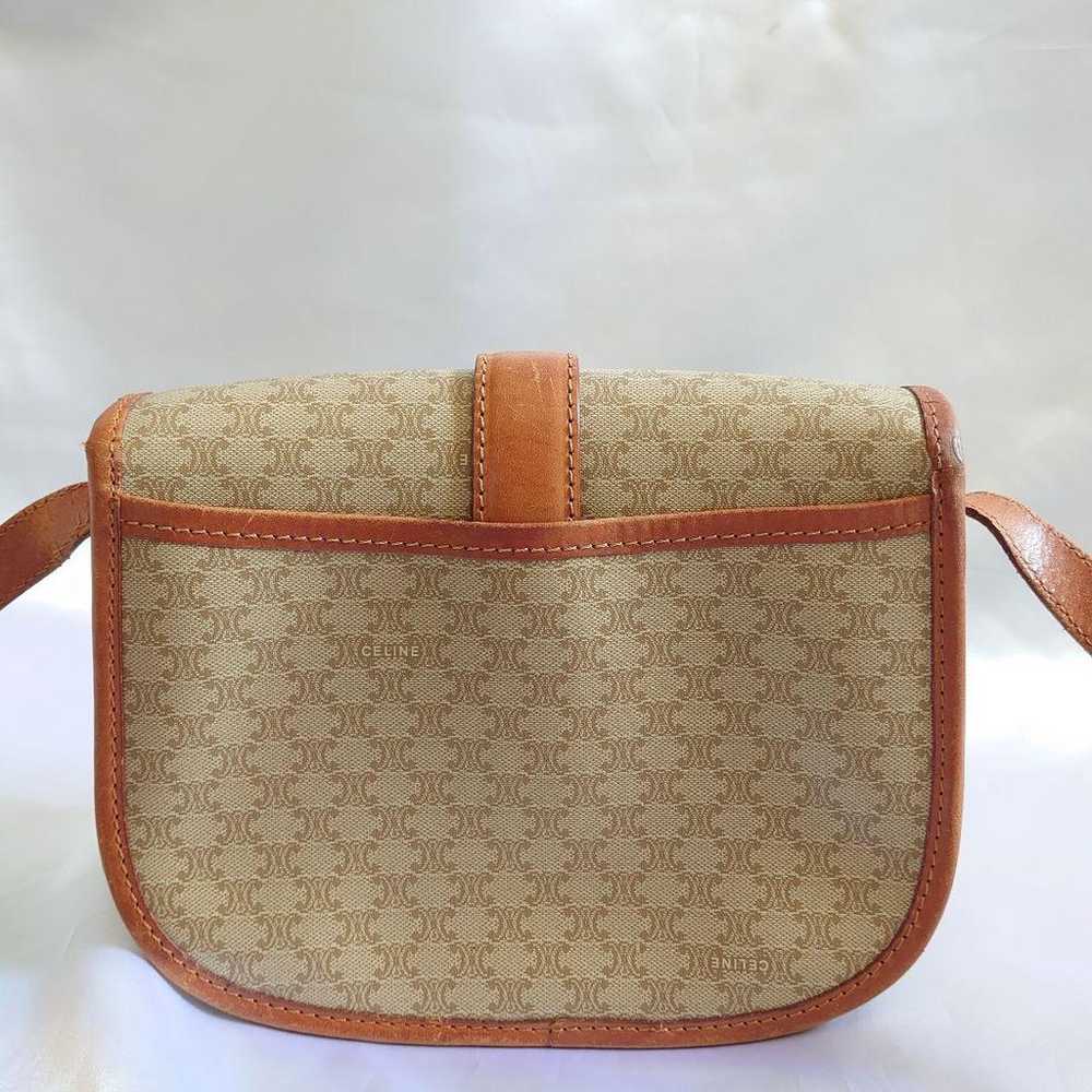 CELINE Macadam Pattern Shoulder Bag - image 4