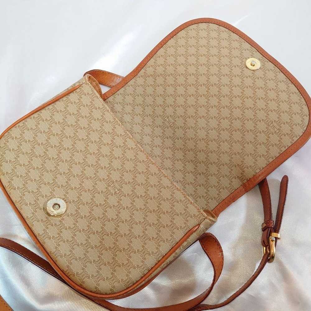 CELINE Macadam Pattern Shoulder Bag - image 8