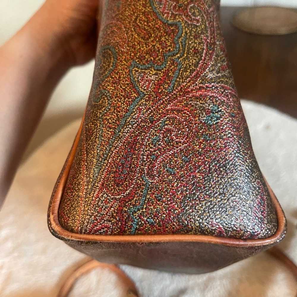 Etro paisley print vintage purse - image 6