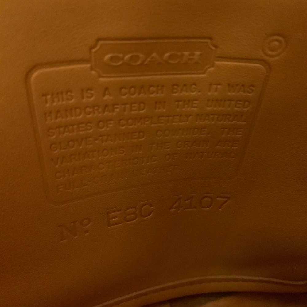 Coach vintage 4107 mini bucket bag yellow RARE - image 6