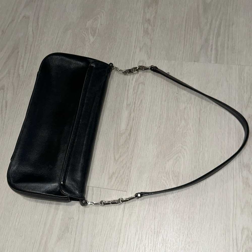 BALLY Vintage Black Flap Purse AUTHENTIC Leather - image 9