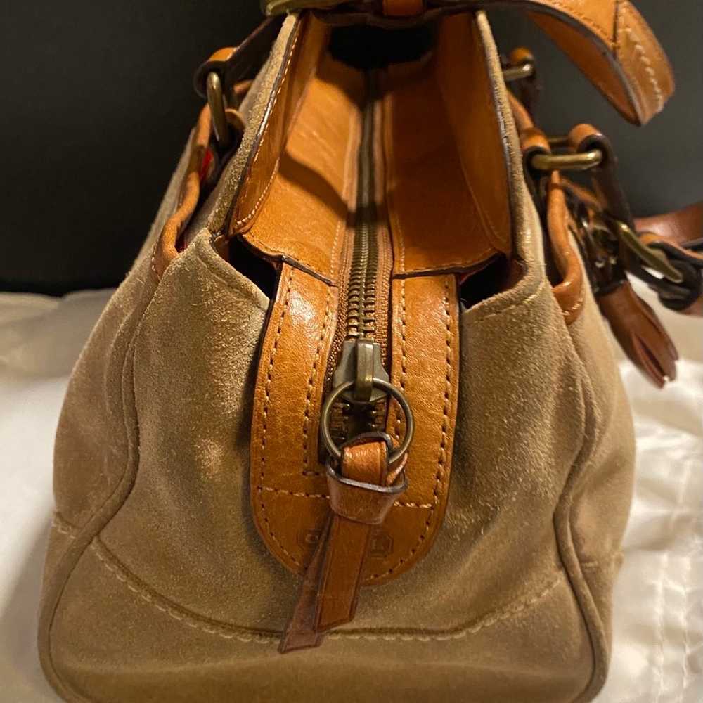 Vintage Coach Soho Suede Suede Satchel Handbag E0… - image 12