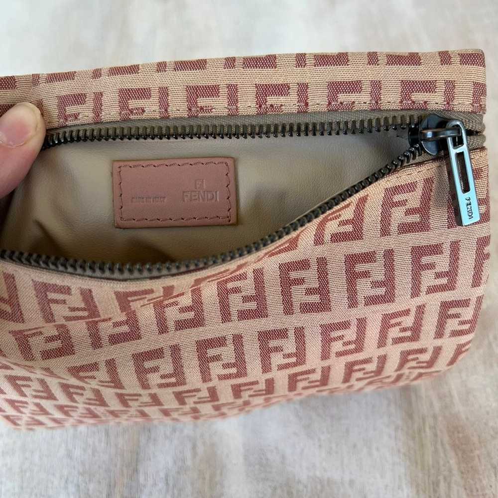 Fendi Zucchino Vintage Cosmetic Pouch - image 7