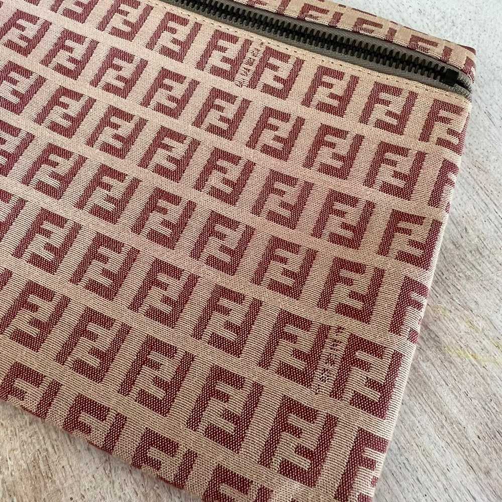 Fendi Zucchino Vintage Cosmetic Pouch - image 8