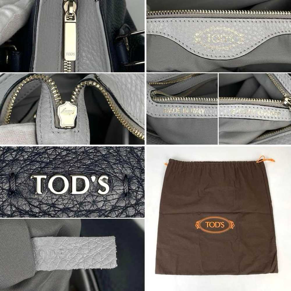 【Great Condition】Tod's Flower Tote Bag with Gold … - image 9