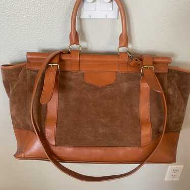 Vintage DKNY Leather Buckskin Bag buy