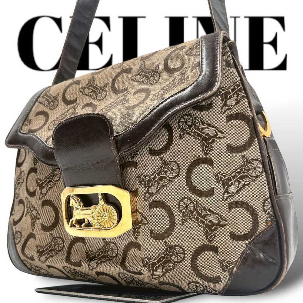 CELINE mini bag, handbag, shoulder bag with carri… - image 1