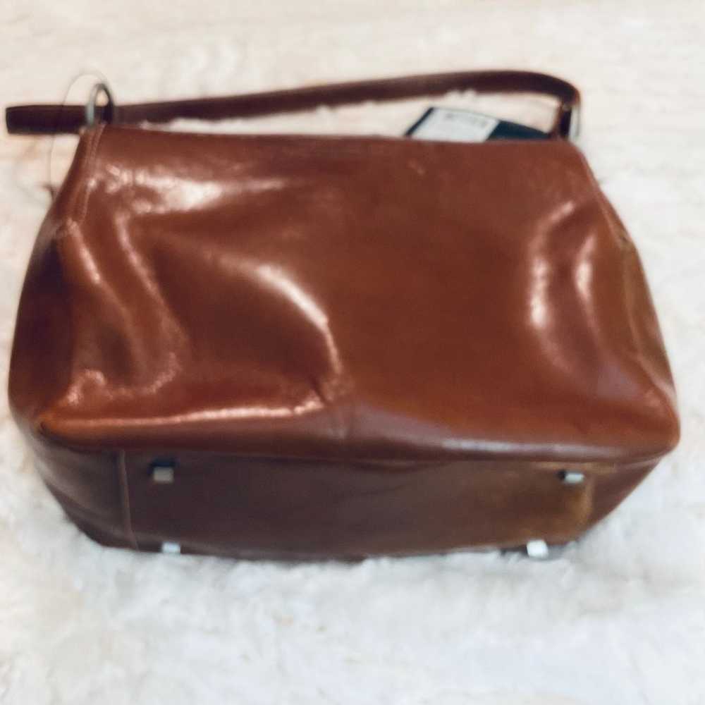 Authentic Kenneth Cole Handbag with tags Brown Le… - image 8