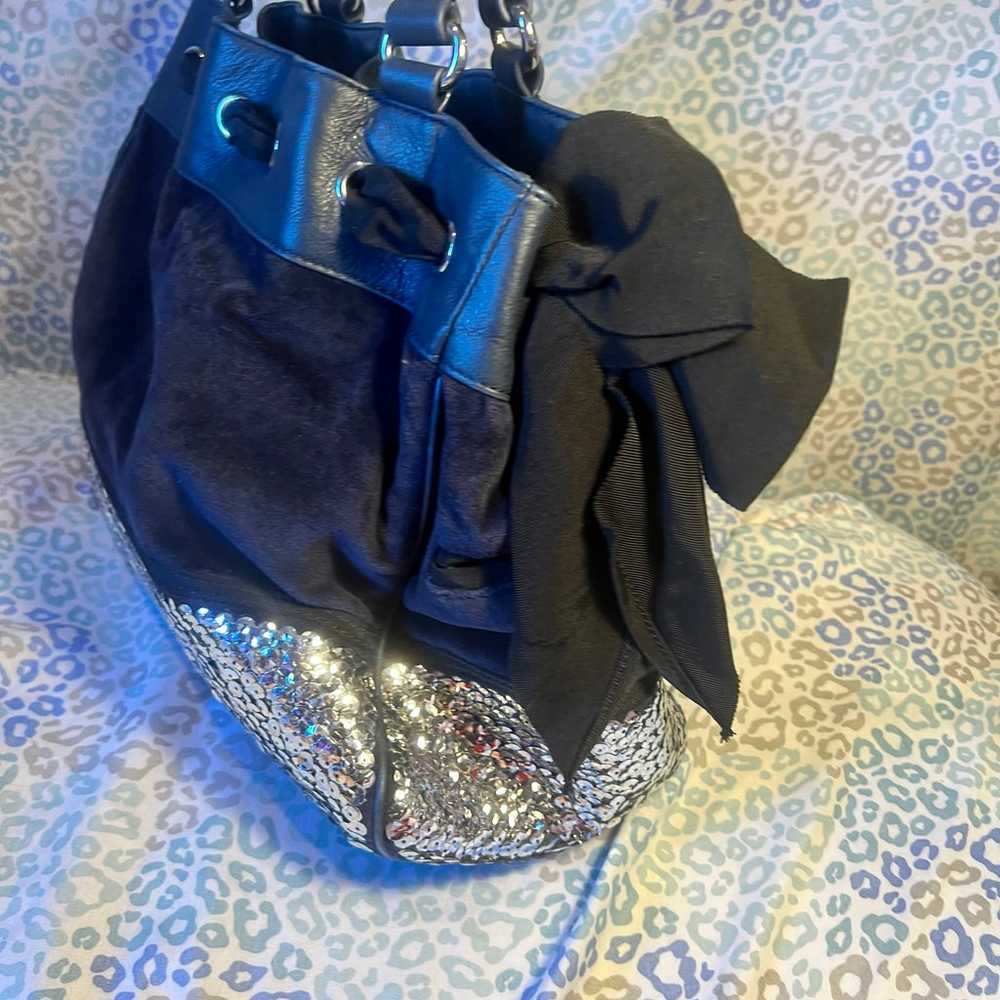 Vintage Dark Blue Juicy Couture Purse Daydreamer … - image 6