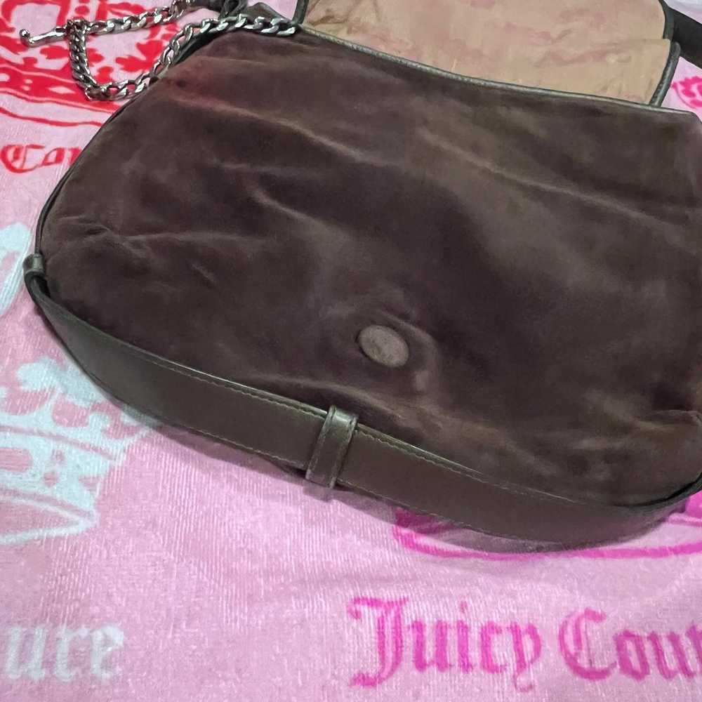 Vintage Brown Juicy Couture Purse Messenger Bag S… - image 7