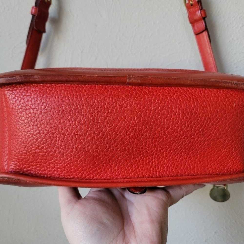 Rare Solid Red Vintage Dooney And Bourke Purse - image 4