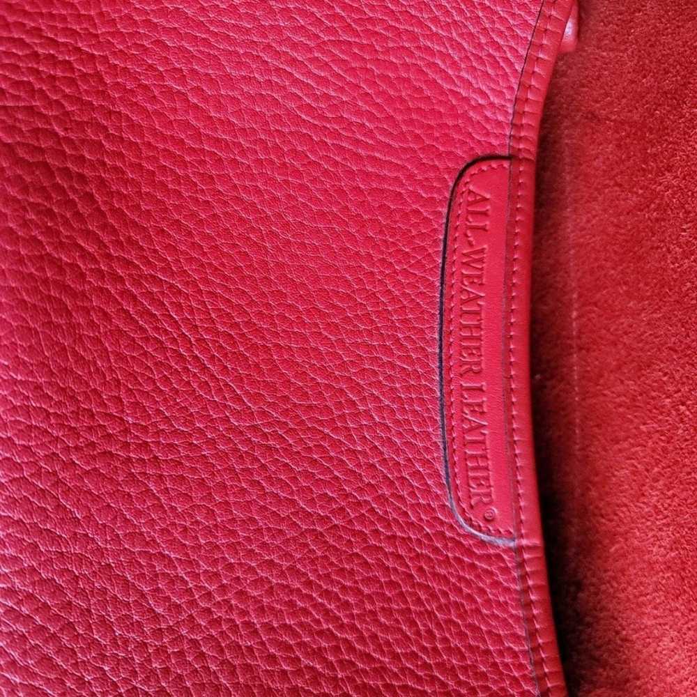 Rare Solid Red Vintage Dooney And Bourke Purse - image 6