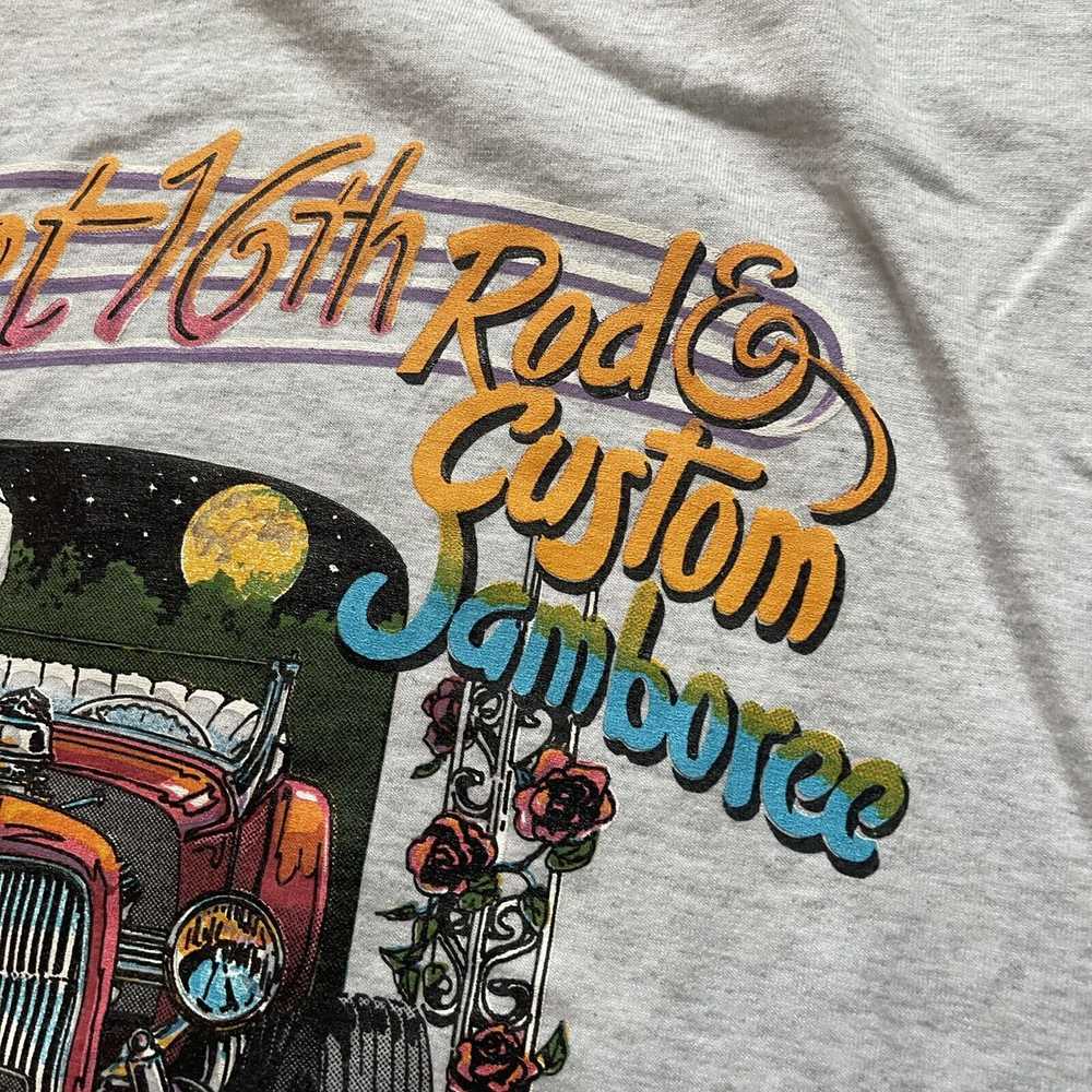 Screen Stars Vtg 90s Hot Rod Shirt Custom 1994 Sw… - image 6