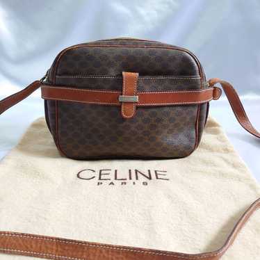 CELINE Macadam Pattern Shoulder Bag - image 1