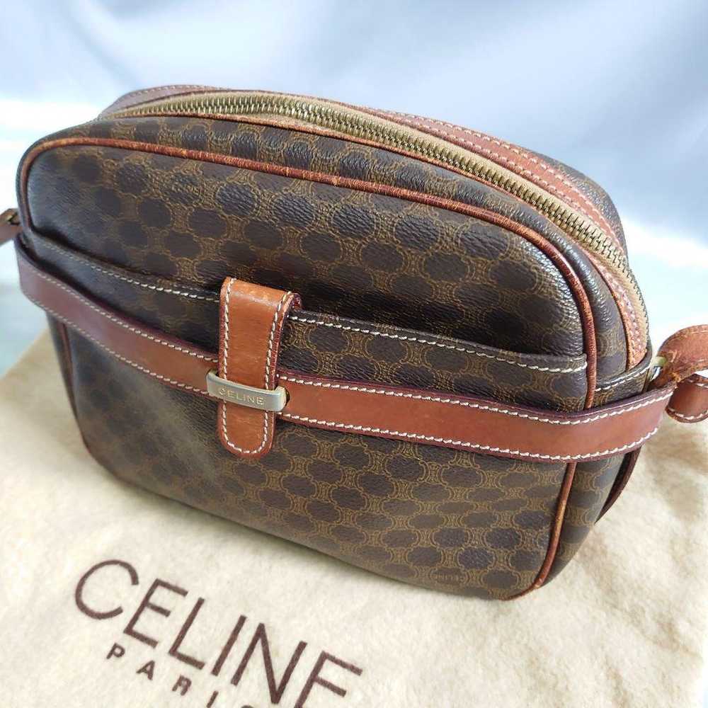 CELINE Macadam Pattern Shoulder Bag - image 3